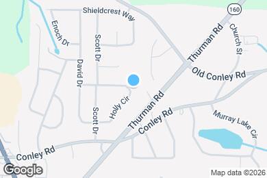 Map image of the property - 1098 Holly Cir