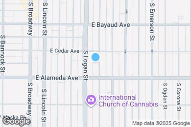 Map image of the property - 245 S Pennsylvania St