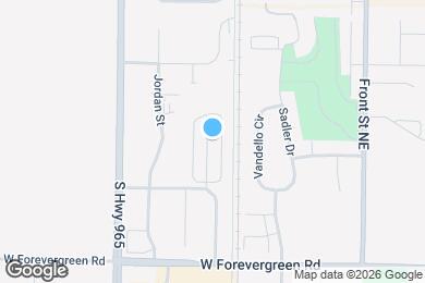 Map image of the property - 1556 Burr Dr