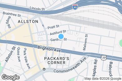 Map image of the property - 53 Gardner St