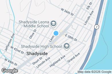Map image of the property - 3845 Central Ave
