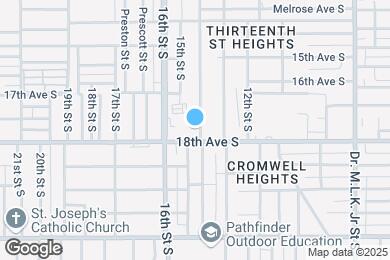 Map image of the property - 1715 14th St S