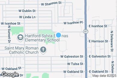 Map image of the property - 657 N Sunland Dr