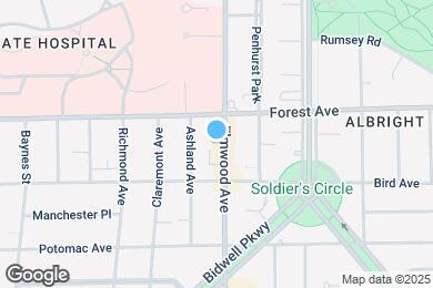 Map image of the property - 1096 Elmwood Ave