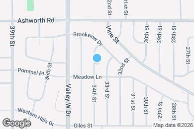 Map image of the property - 719 34th St