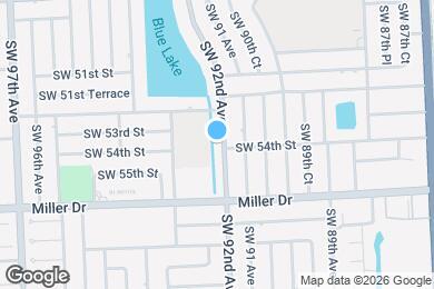 Map image of the property - 5380 SW 92nd Ave