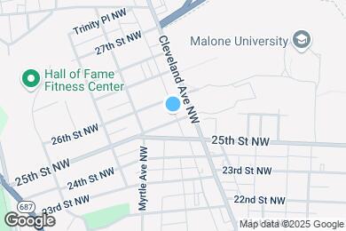 Map image of the property - 1301 Woodward Pl NW