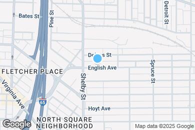 Map image of the property - 1142 English Ave