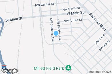 Map image of the property - 357 SW James St
