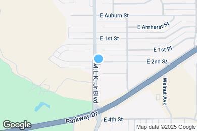 Map image of the property - 1702 E 2nd St