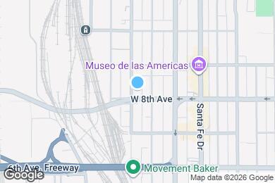 Map image of the property - 814 Mariposa St