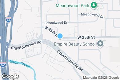 Map image of the property - 6115 W 25th St