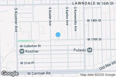 Map image of the property - 4134 W 19th St