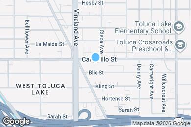 Map image of the property - 10914 Camarillo St