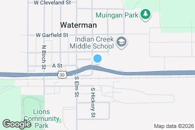 Map image of the property - 210 E Lincoln Hwy