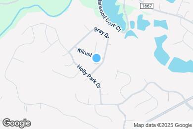 Map image of the property - 1409 Bray Dr