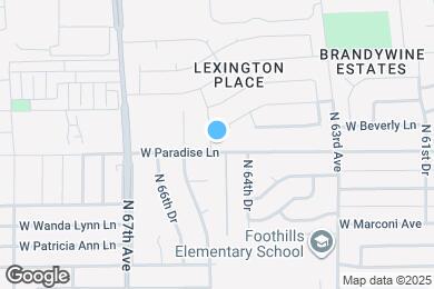 Map image of the property - 6520 W Paradise Ln