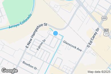 Map image of the property - 1405 Glasscock Ave