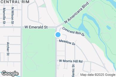 Map image of the property - 3720 W Meadow Dr