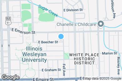 Map image of the property - 1402 Fell Ave