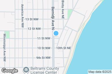 Map image of the property - 1100 Bemidji Ave N