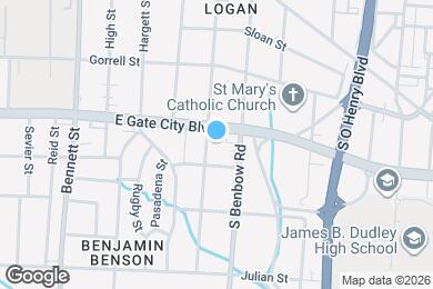 Map image of the property - 907 Logan St