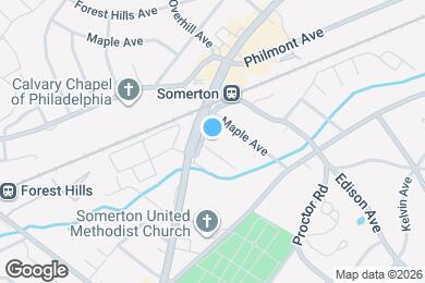 Map image of the property - 607 Poquessing Ave