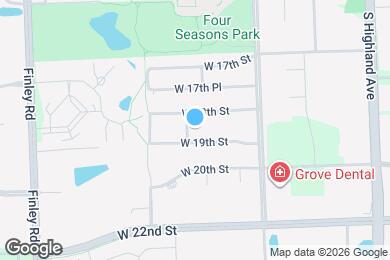 Map image of the property - 1867 S Lincoln St