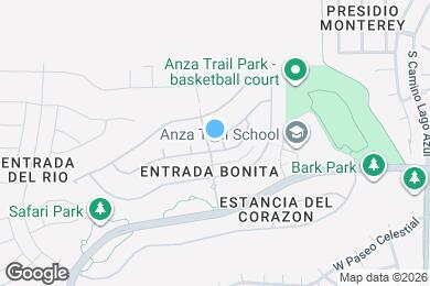 Map image of the property - 568 W Camino Parrilla