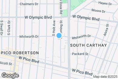 Map image of the property - 1111 S Corning St