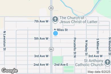 Map image of the property - 110 5th Ave E