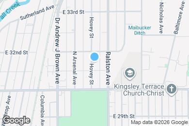 Map image of the property - 3117 Hovey St