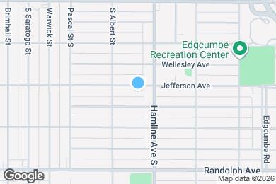 Map image of the property - 1362 Jefferson Ave