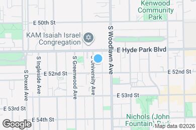 Map image of the property - 5123 S University Ave