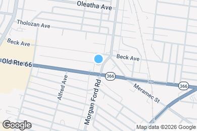 Map image of the property - 3741E Morganford