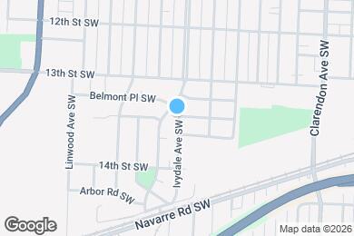 Map image of the property - 1337 Ivydale Ave SW