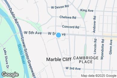Map image of the property - 1624 Roxbury Rd