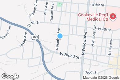 Map image of the property - 133 N Franklin Ave