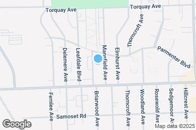 Map image of the property - 4820 Briarwood Ave