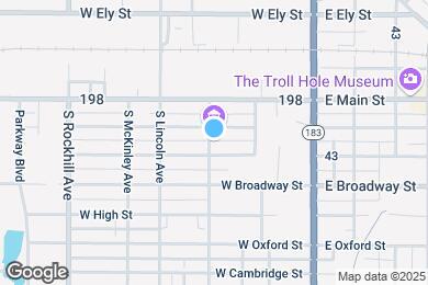 Map image of the property - 124 S Haines Ave