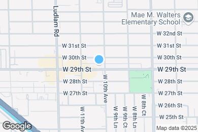 Map image of the property - 1023 W 29th St