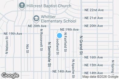 Map image of the property - 1628 N Woodland St