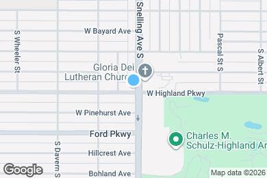 Map image of the property - 1585 W Highland Pkwy