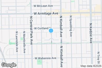 Map image of the property - 1850 N Saint Louis Ave