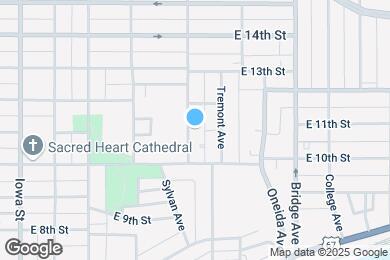 Map image of the property - 1103 Arlington Ave