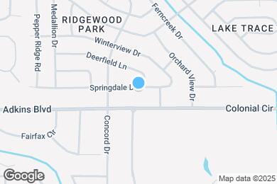 Map image of the property - 1343 Springdale Dr