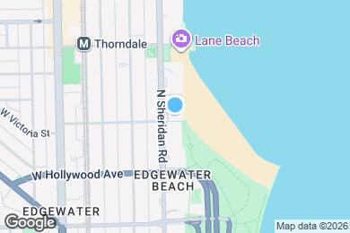 Map image of the property - 5801 N Sheridan Rd