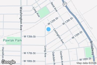 Map image of the property - 640 W 13th St