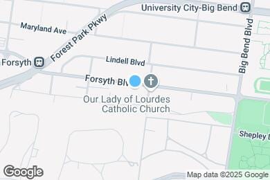 Map image of the property - 7218 Forsyth Blvd