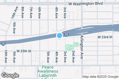 Map image of the property - 2316 4th Ave